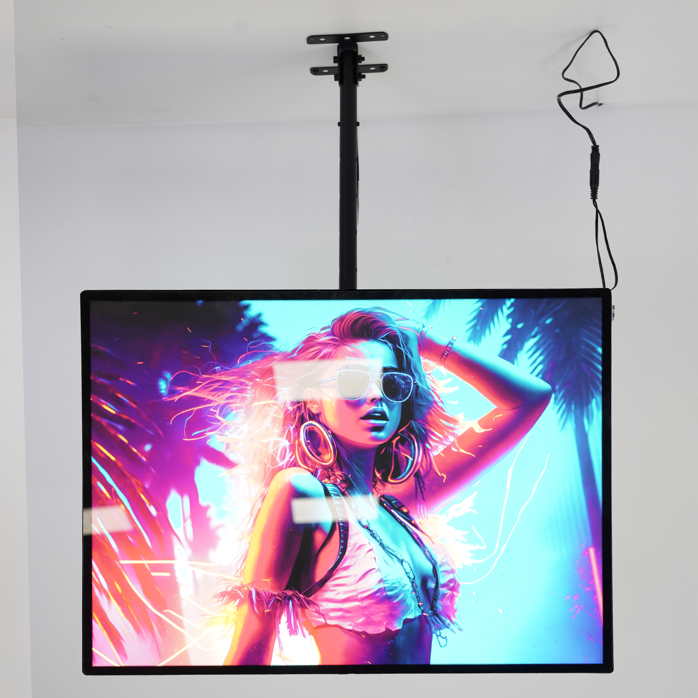 Deckenhalterung TV-Style für einseitigen LED-Rahmen ledmesee